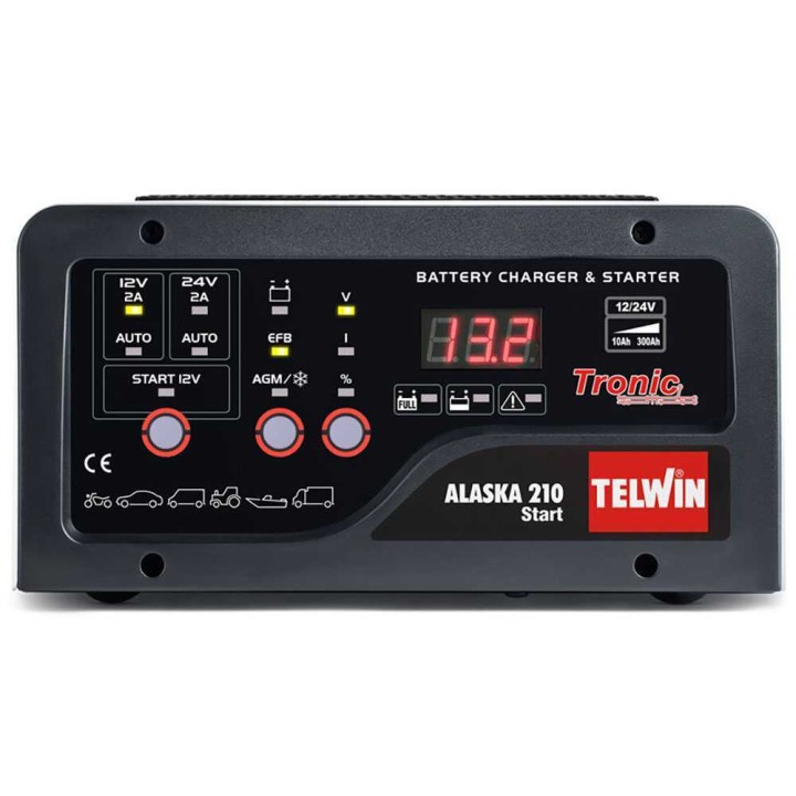 Telwin Alaska 210 Start akkulaturi ja käynnistin, 12/24 V, 150 A