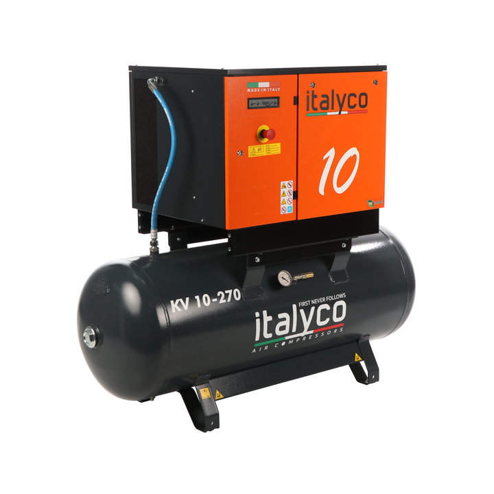 Italyco KV 10 270 ruuvikompressori 10 HP 270 l 10 bar 400 V
