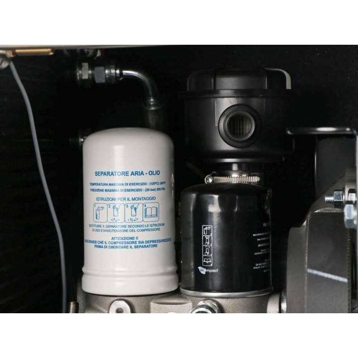 Italyco KV 10/270 ruuvikompressori, 10 HP, 270 l, 10 bar, 400 V
