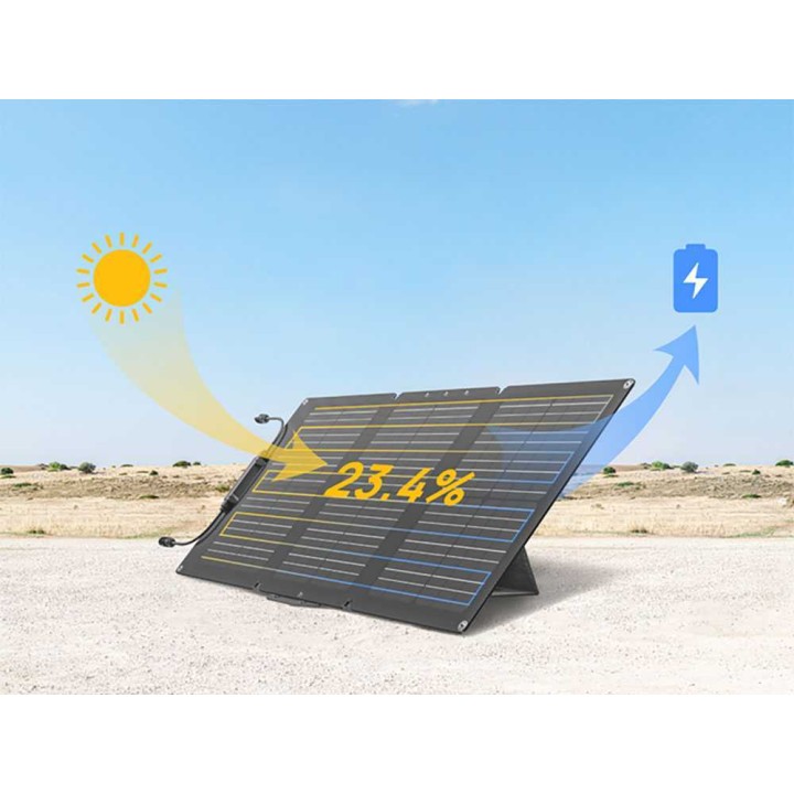 EcoFlow 60 W kannettava aurinkopaneeli, IP68, 23,4 % hyötysuhde