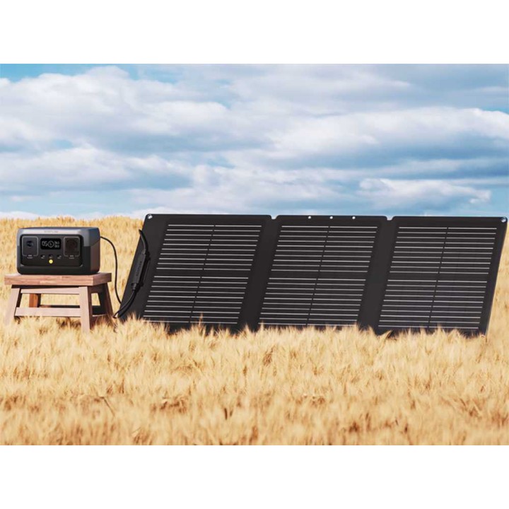 EcoFlow 60 W kannettava aurinkopaneeli, IP68, 23,4 % hyötysuhde