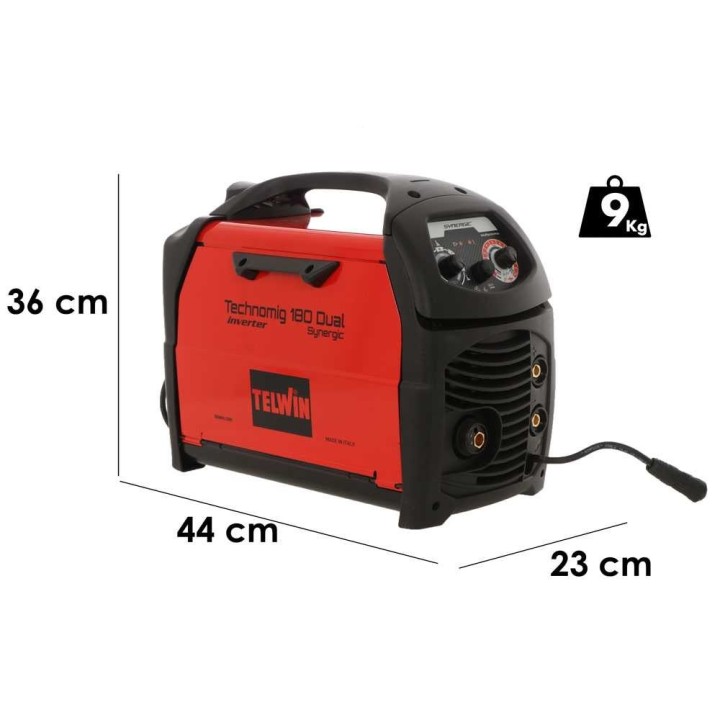 Telwin Technomig 180 Dual Synergic moniprosessihitsauskone, 20–170 A, 230 V