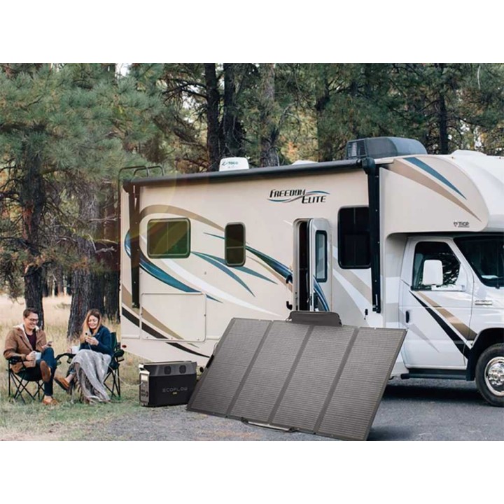 EcoFlow 400 W kannettava aurinkopaneeli, 22,6 %, IP68