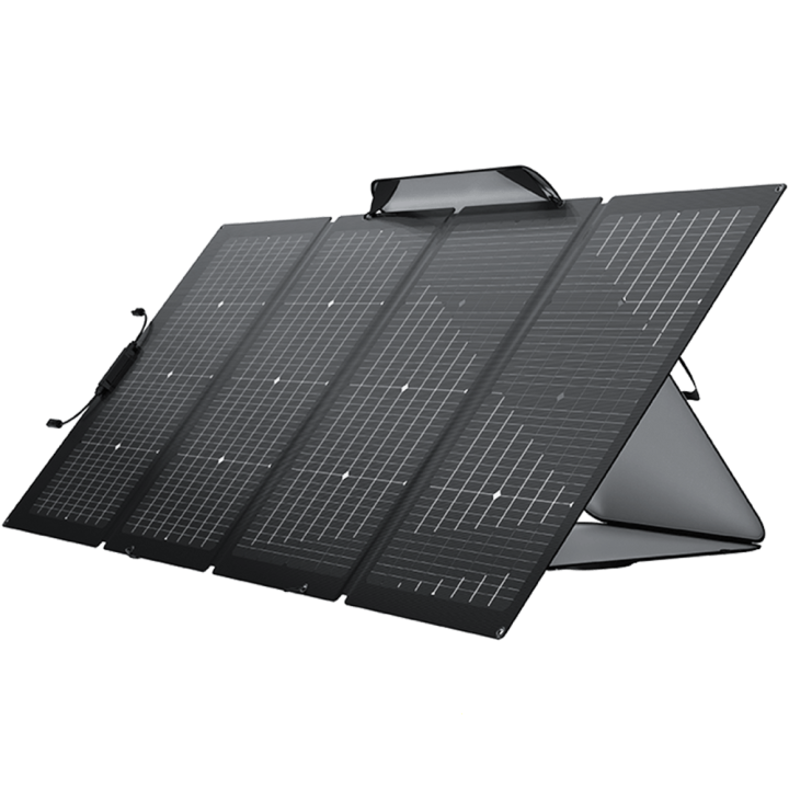 EcoFlow 220 W bifakiaalinen kannettava aurinkopaneeli IP68