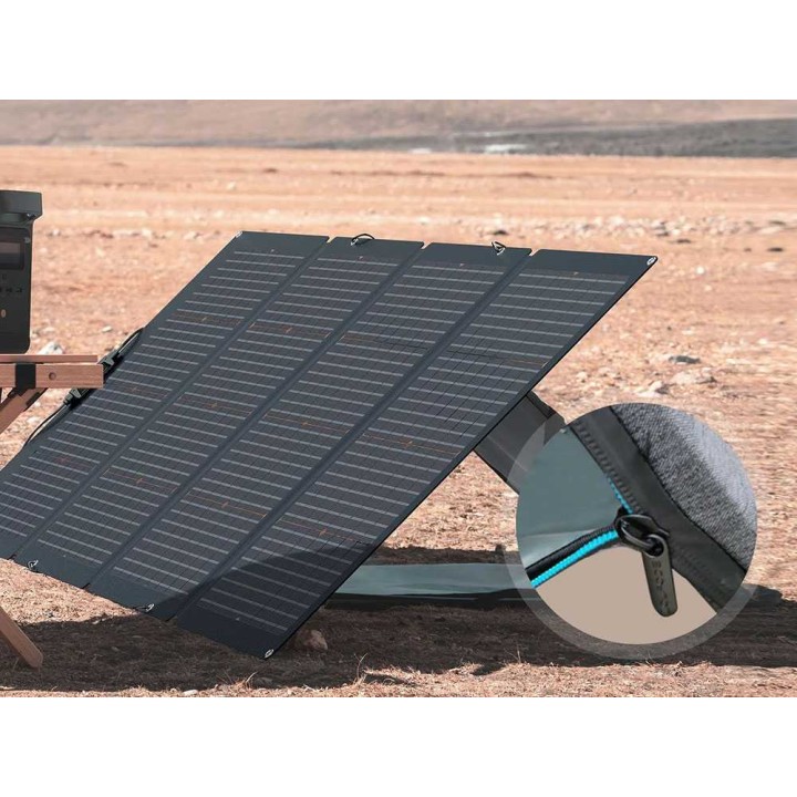 EcoFlow 220 W bifakiaalinen kannettava aurinkopaneeli, IP68