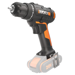 Worx WX100 9 akkuporakone ruuvinväännin 20 V ilman akkua ja laturia