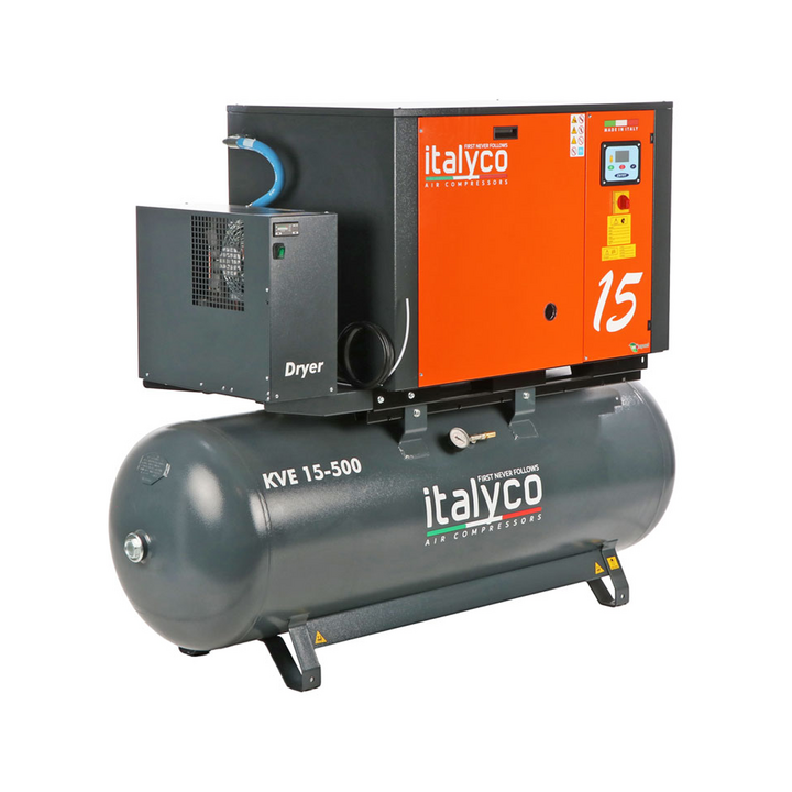 Italyco KVE 15 500 Premium ruuvikompressori 15 HP 500 l 10 bar