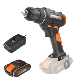 Worx WX100 akkuruuvinväännin 20 V 2 Ah iskuporauksella