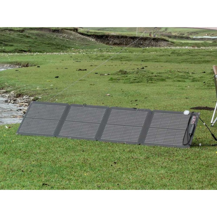 EcoFlow 110 W kannettava aurinkopaneeli, taitettava, IP68, 22–23 % hyötysuhde