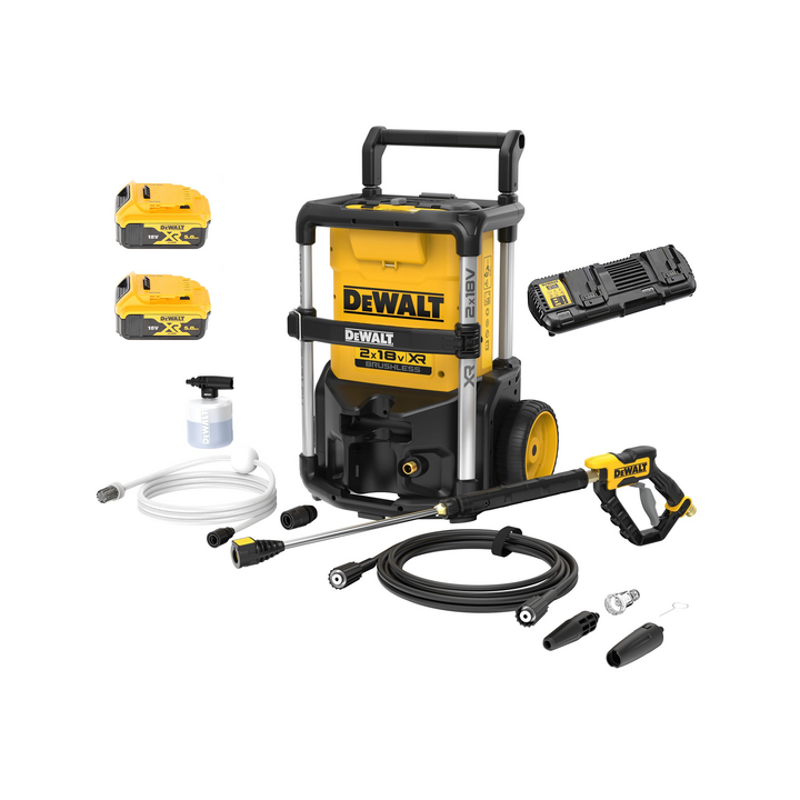 DeWalt DCMPW1600N XJ akkukäyttöinen painepesuri 110 bar 5 5 l min 2 18 V 5 Ah