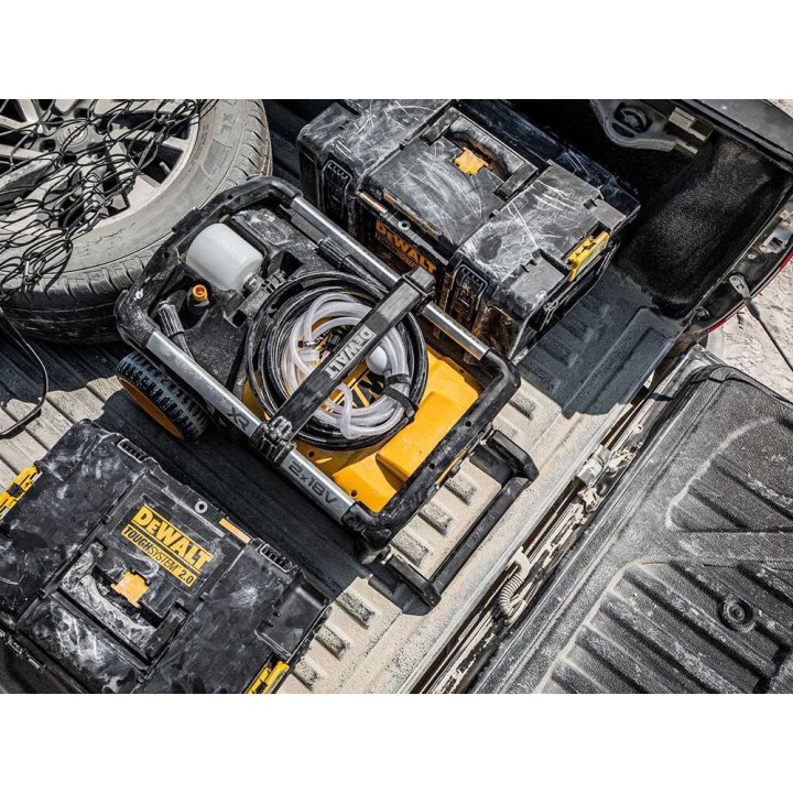 DeWalt DCMPW1600N-XJ akkukäyttöinen painepesuri, 110 bar, 5,5 l/min, 2 × 18 V 5 Ah