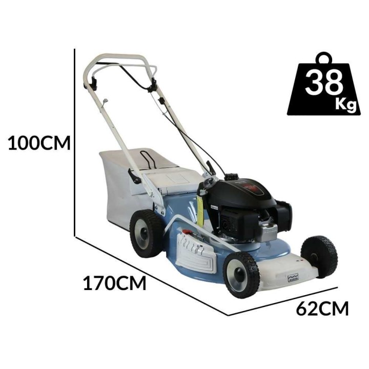 Marina Systems F550 Bellavita takavetoinen ruohonleikkuri, Honda GCVx200, 6,5 HP, 52 cm, 4-in-1