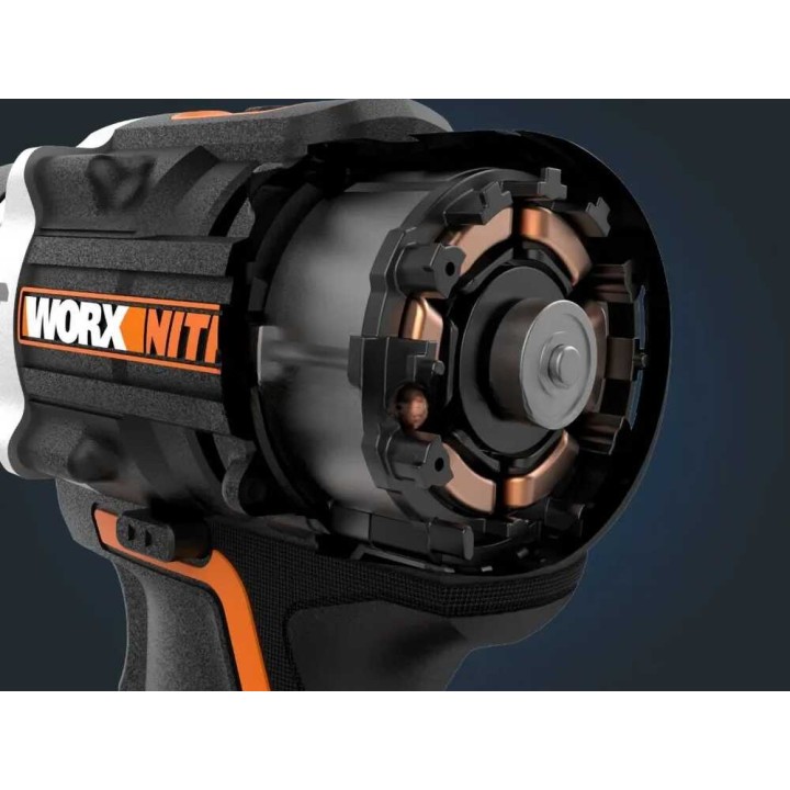 Worx Nitro WX352.9 porakone-ruuvinväännin, 20 V, 60 Nm, ilman akkua ja laturia
