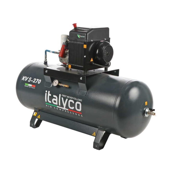 Italyco KV 5/270 ruuvikompressori, 270 l, 10 bar, 400 V