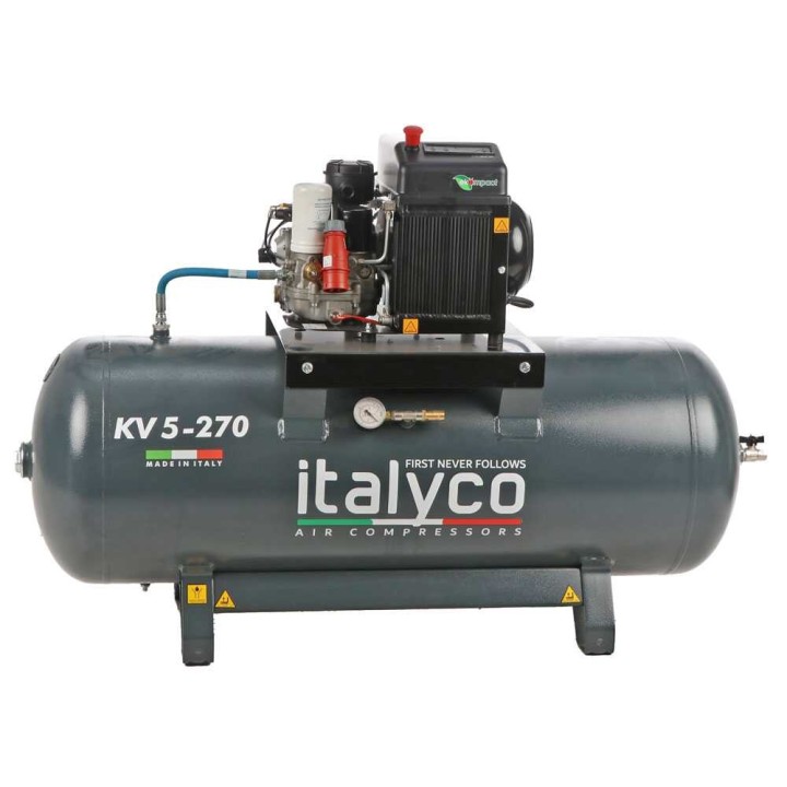 Italyco KV 5/270 ruuvikompressori, 270 l, 10 bar, 400 V