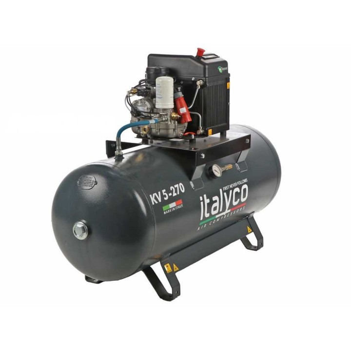 Italyco KV 5/270 ruuvikompressori, 270 l, 10 bar, 400 V