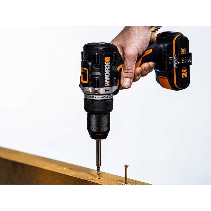 Worx Nitro WX352 iskuporakone, 20 V, 2 Ah akku