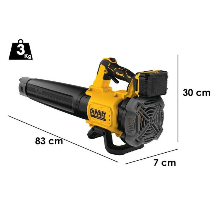 DeWalt DCMBL562P1-QW akkulehtipuhallin, 18 V, 5 Ah