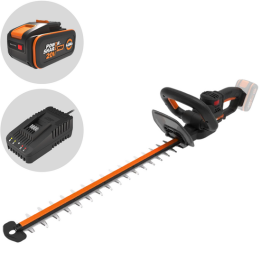 Worx Nitro WG263E akkukäyttöinen pensasleikkuri 20 V 4 Ah terä 57 cm
