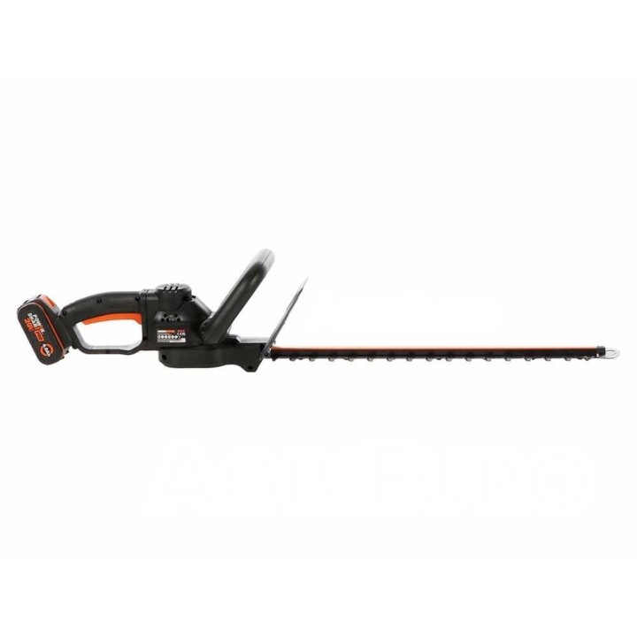 Worx Nitro WG263E akkukäyttöinen pensasleikkuri, 20 V, 4 Ah, terä 57 cm