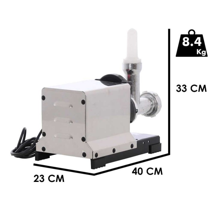 Reber 9040N sähköinen pastapuristin, 450 W, 12 suulaketta