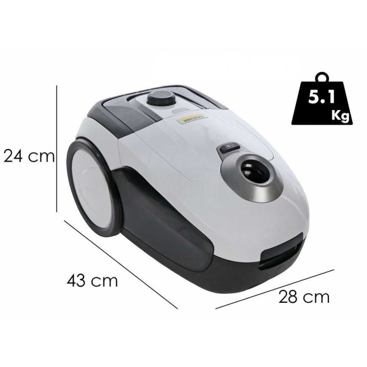 Kärcher VC 2 ERP pölynimuri, 700 W, 2,8 l, HEPA 13-suodatin