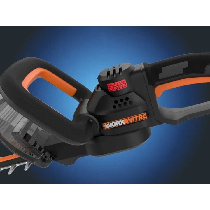 Worx Nitro WG263E.9 akkukäyttöinen pensasleikkuri, 57 cm, 20 V, ilman akkua ja laturia