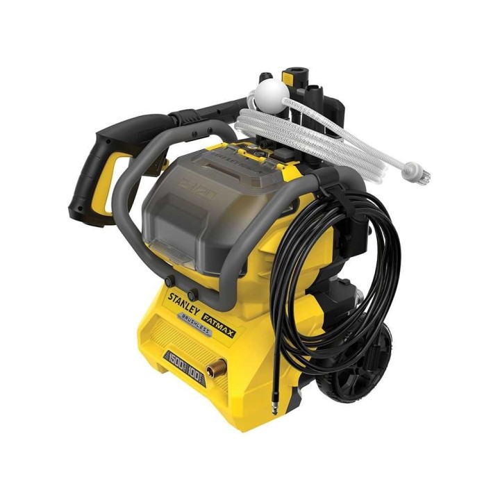 Stanley SFMCPW1500B-XJ akkukäyttöinen painepesuri, 100 bar, 2 × 18 V 4 Ah