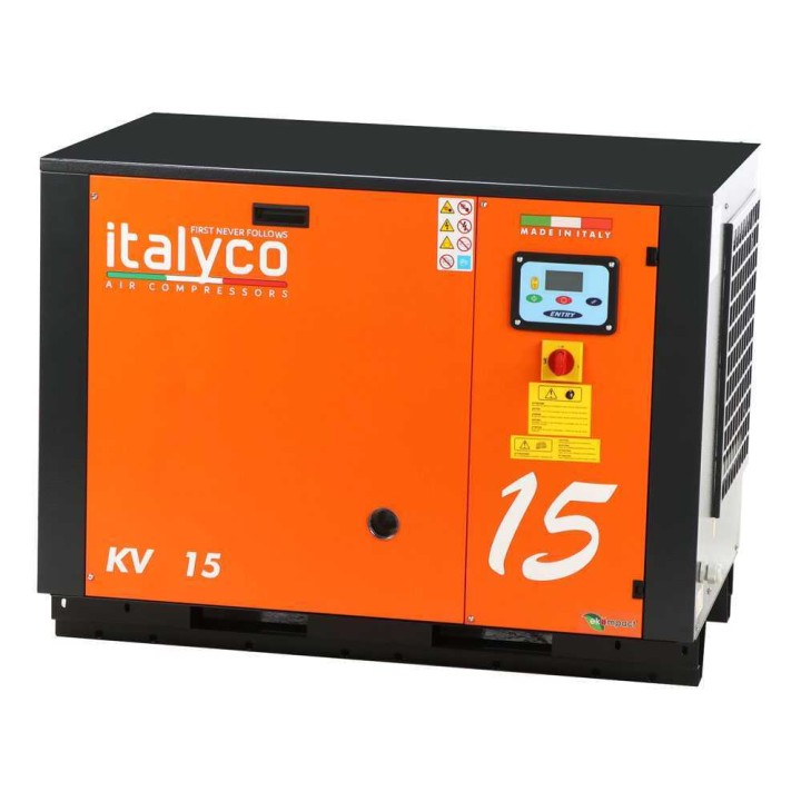 Italyco KV 15 Premium ruuvikompressori, 15 HP, 400 V, 10 bar