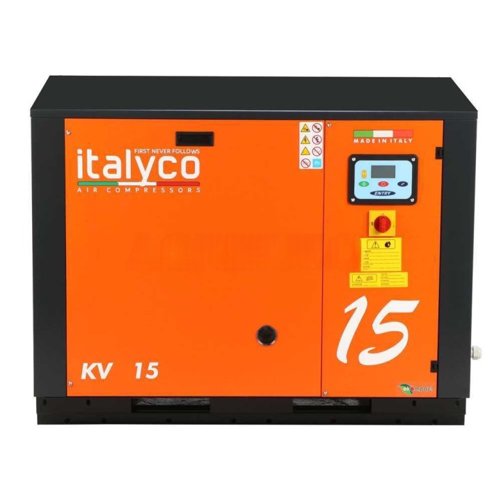 Italyco KV 15 Premium ruuvikompressori, 15 HP, 400 V, 10 bar