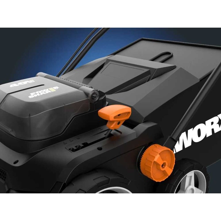 Worx Nitro WG855E.9 ariekone ja pystyleikkuri, 40 V, ilman akkua ja laturia