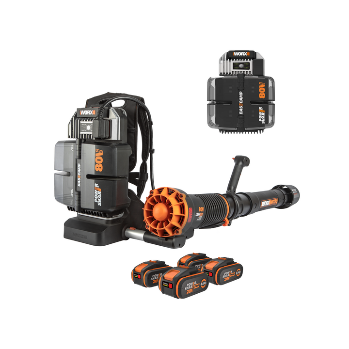 Worx WG572E akkureppupuhallin 80 V 4 20 V 4 Ah