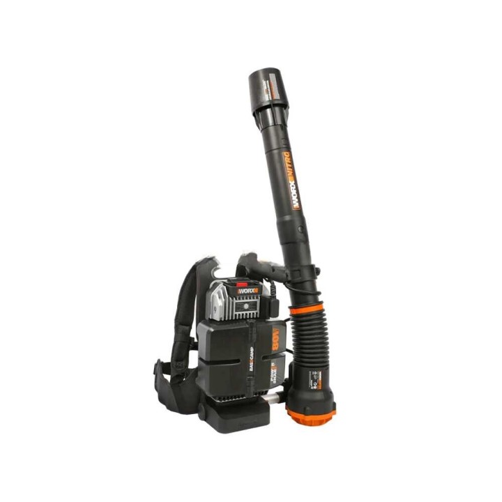Worx WG572E akkureppupuhallin, 80 V, 4 × 20 V 4 Ah