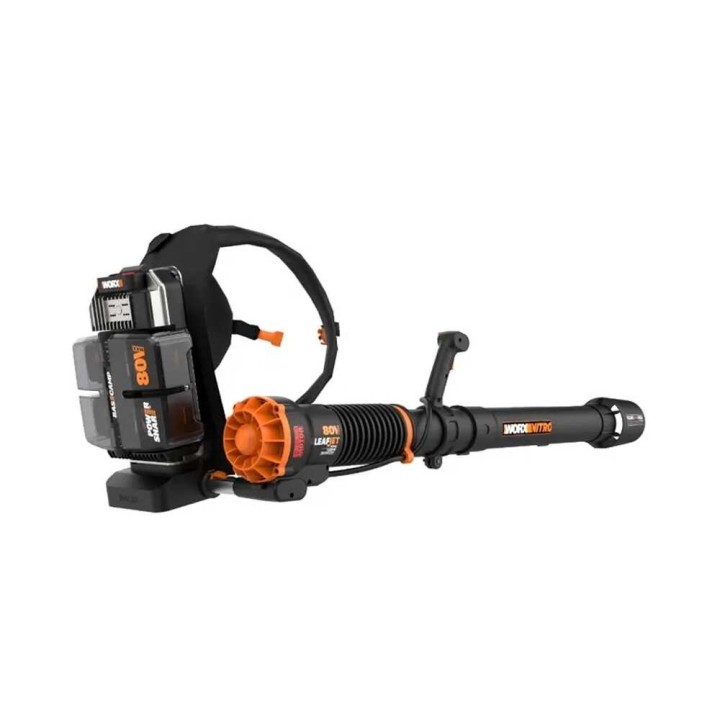 Worx WG572E akkureppupuhallin, 80 V, 4 × 20 V 4 Ah