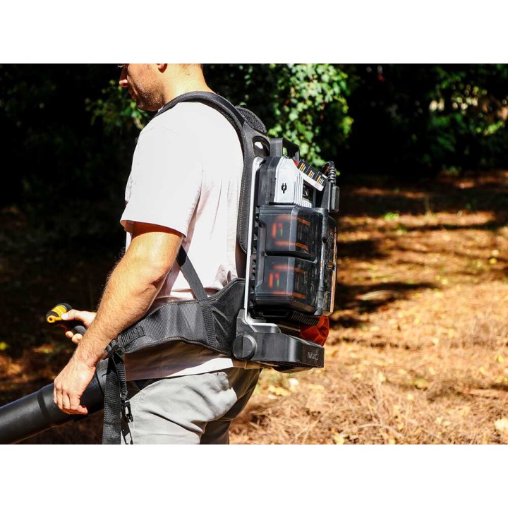 Worx WG572E akkureppupuhallin, 80 V, 4 × 20 V 4 Ah