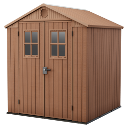 Keter Darwin 6x6 puutarhavaja ruskea 190 183 221 cm