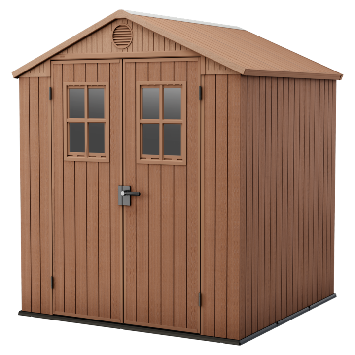 Keter Darwin 6x6 puutarhavaja ruskea 190 183 221 cm