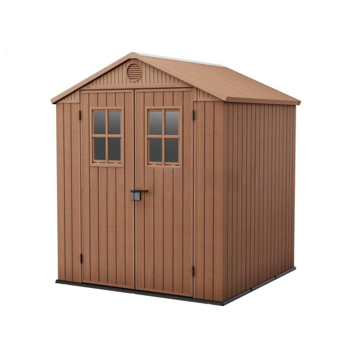 Keter Darwin 6x6 -puutarhavaja, ruskea, 190 × 183 × 221 cm