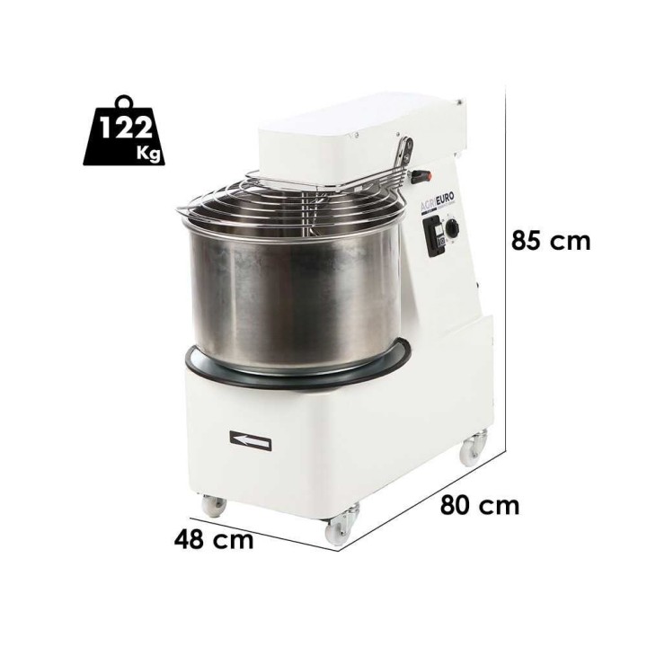 Mixer 5000 T Deluxe spiraalivaivain, 40 kg, 400 V, 1 500 W