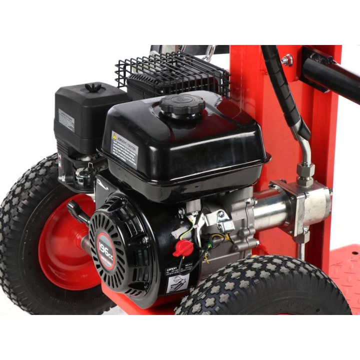 Blue Bird LSE 16000 pystysuora halkomakone, Loncin 196 cm³, 16 t