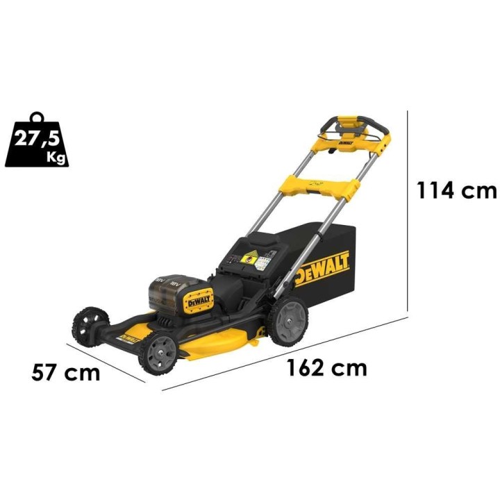 DeWalt DCMWSP156N-XJ akkuruohonleikkuri, 53 cm, 36 V, ilman akkuja ja laturia