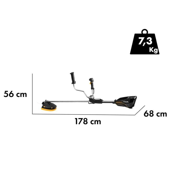 Stiga SBC 900 D AE Kit -akkuraivaussaha, 2 × 48 V / 7,5 Ah