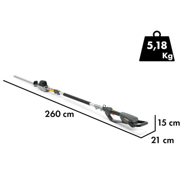 Stiga SPH 900 AE Kit -akkupensasleikkuri, 400 W, 2 × 48 V / 7,5 Ah