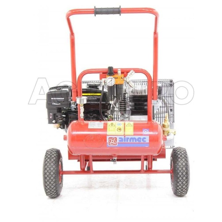 Airmec CRS 1065/510 moottorikompressori, Loncin G200, 6,5 HP, 510 l/min