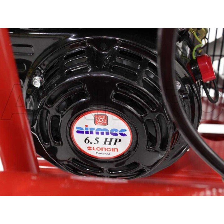 Airmec CRS 1065/510 moottorikompressori, Loncin G200, 6,5 HP, 510 l/min