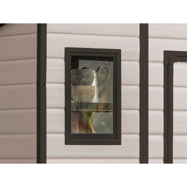 Keter Manor Pent puutarhavaja, beige, 183,5 × 111 × 200,5 cm