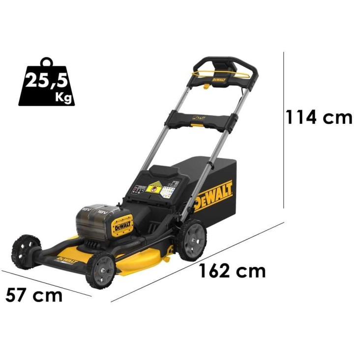 DeWalt DCMWP134N-XJ akkuruohonleikkuri, 53 cm, 36 V, ilman akkua ja laturia