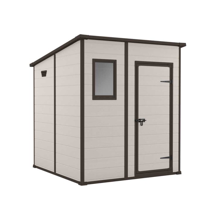 Keter Manor Pent puutarhavaja, 183,5 × 185 × 200 cm, PVC, beige