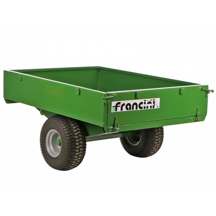 Francini FQ6 kuljetustraileri traktorimönkijälle, 600 kg, 150 × 110 × 25 cm