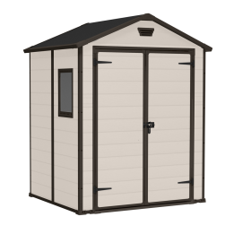 Keter Manor 6x5 beige puutarhavaja PVC 185 152 226 cm